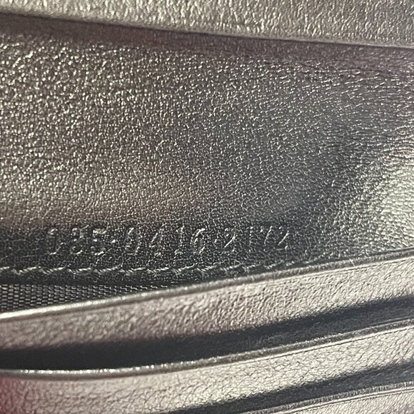 GUCCI Leather Bi-fold Compact Wallet Black - Preowned - Picture 15 of 15